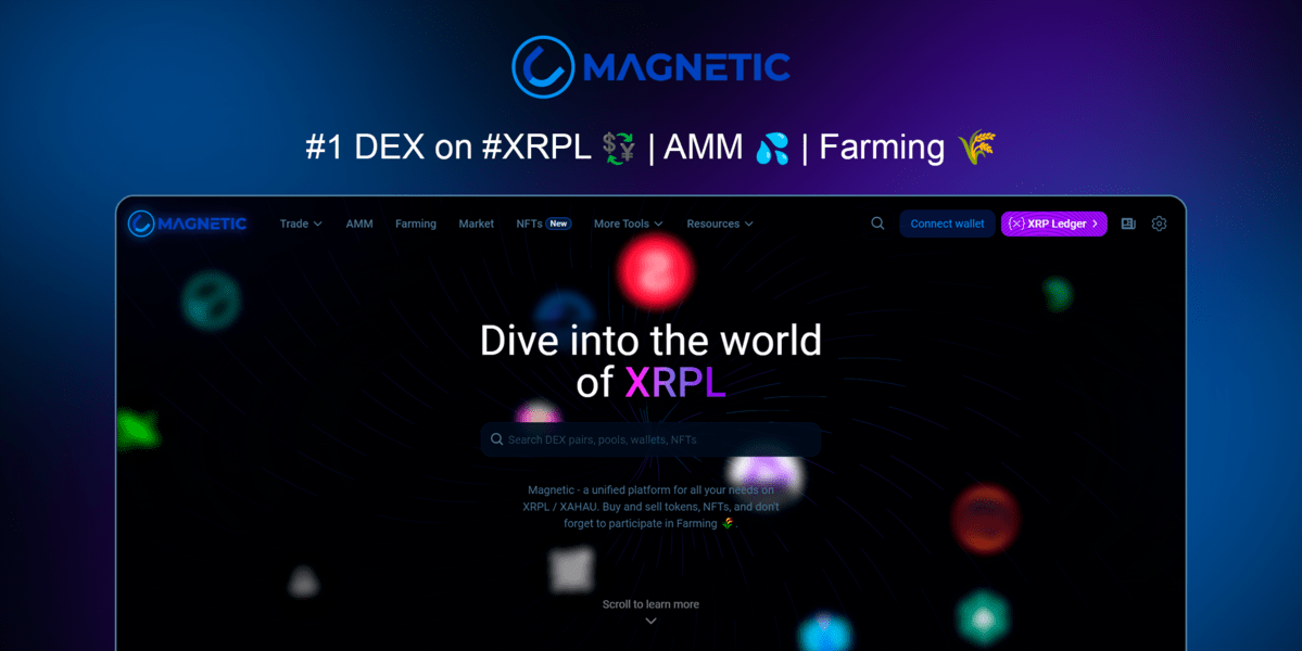 Create a farming pool magnetic 1 xrpl dex farming amm nfts
